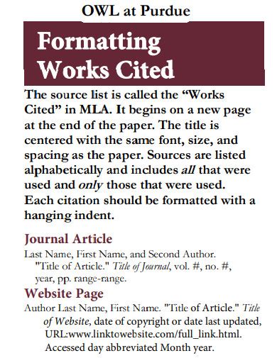 resume journal article embed link purdue owl.